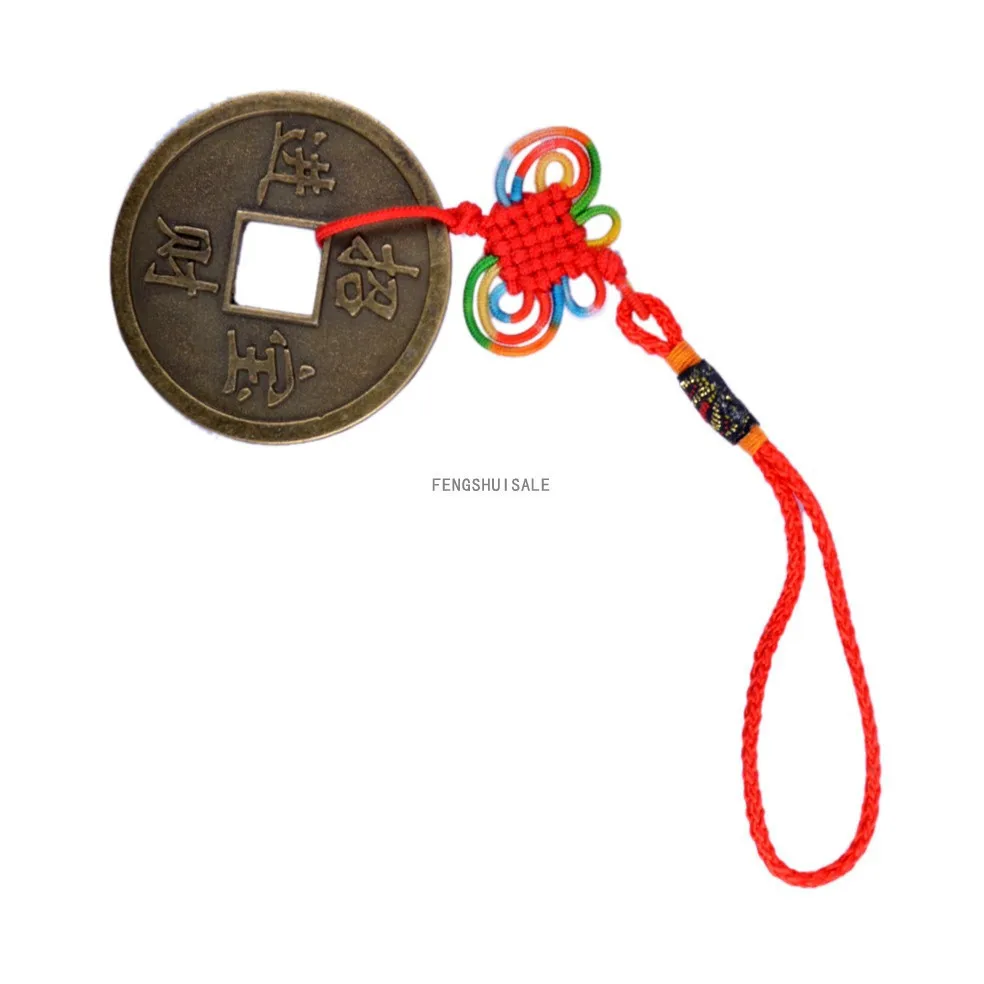 Fengshui Yin Yang Bagua I Ching Coins китайские амулет с узелком Очаровательная сумка