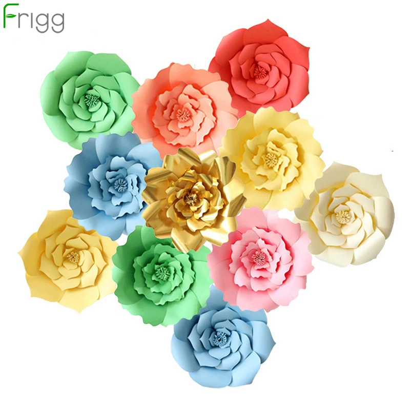 Бумажный цветок FRIGG 20/30/40 см свадебное украшение для свадьбы деревенский