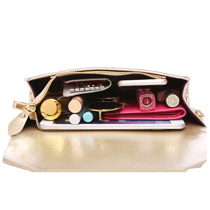 Женская сумка клатч из воловьей кожи с крокодиловым узором женская через плечо