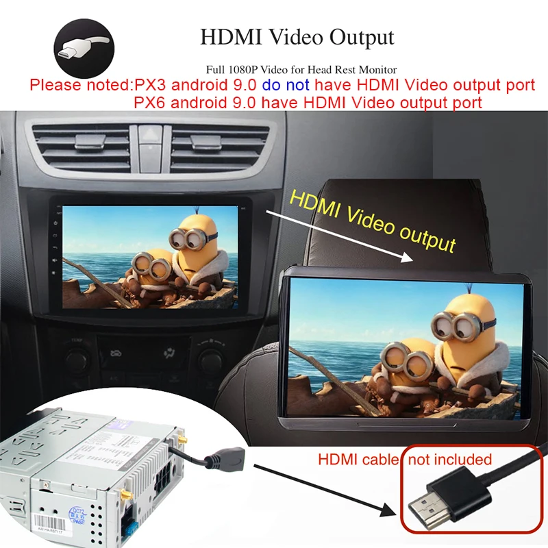 Автомобильный проигрыватель с радио и GPS 10 2 "IPS PX6 Android 9 0 для Toyota high Lander 2015 2018 DSP 4 +