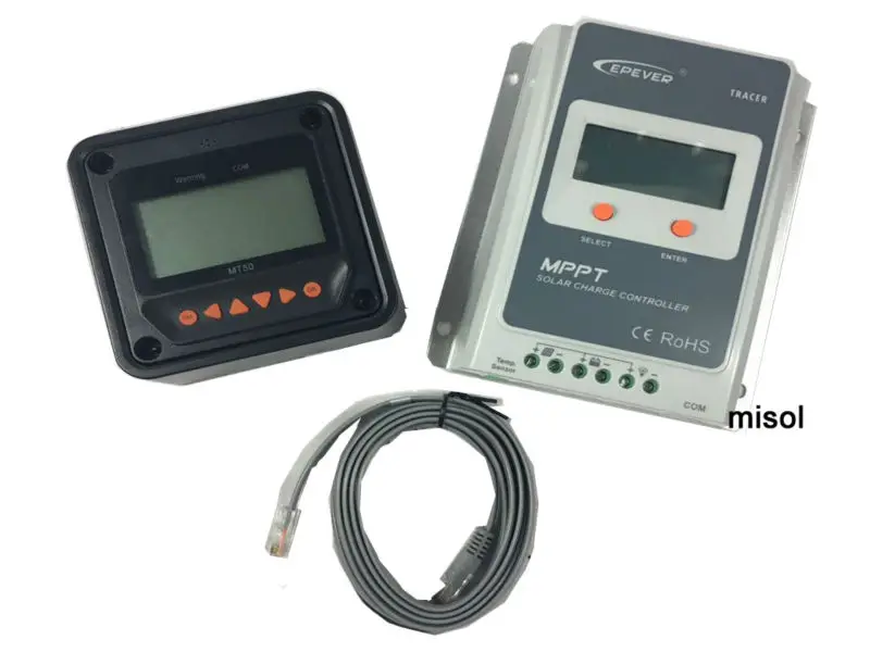 Tracer MPPT солнечный регулятор 10A с дистанционным измерителем 12/24 в контроллер
