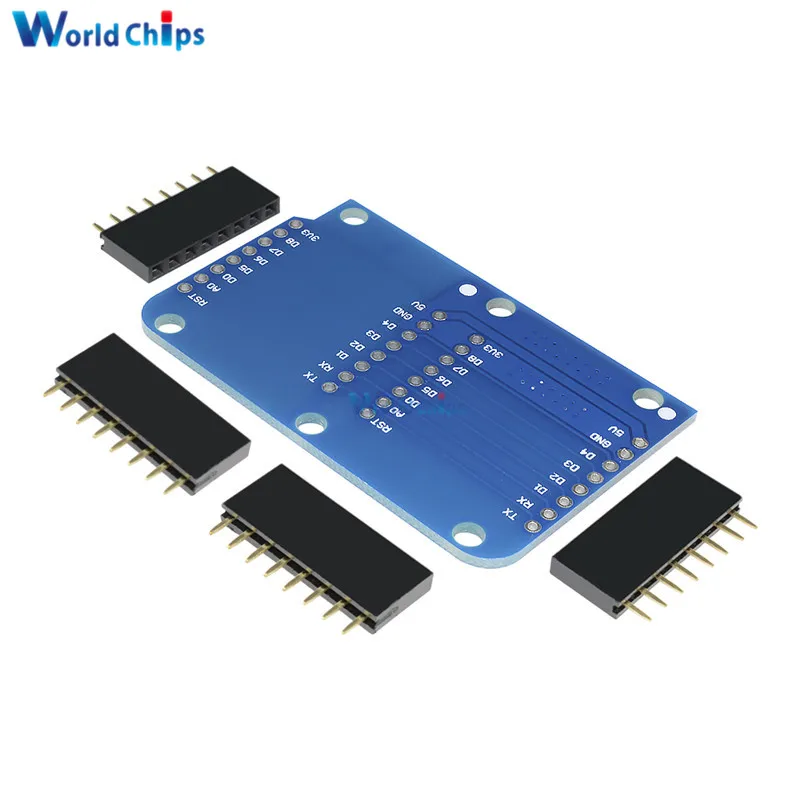 Для Wemos D1 Мини двойная розетка двойное основание щит NodeMCU ESP8266 разработка Базовая