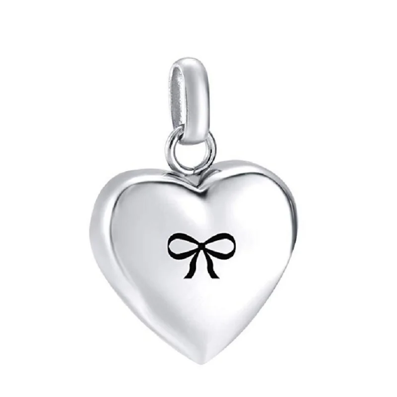 

Подвеска-сувенир для любимого человека с гравировкой в виде сердца, в виде ленты, сердечко Кремация