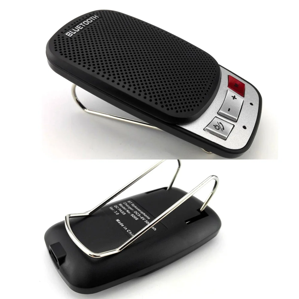 Беспроводной Bluetooth Hands Free автомобильный набор динамик телефон козырек