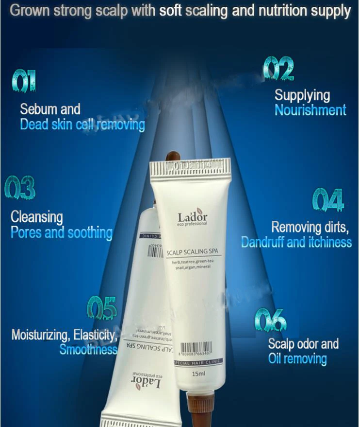 LADOR Scalp Scaling SPA 1 шт. Кератиновое восстановление волос лечение волос секущиеся кончики кондиционер Уход за волосами вьющиеся сухие поврежденные