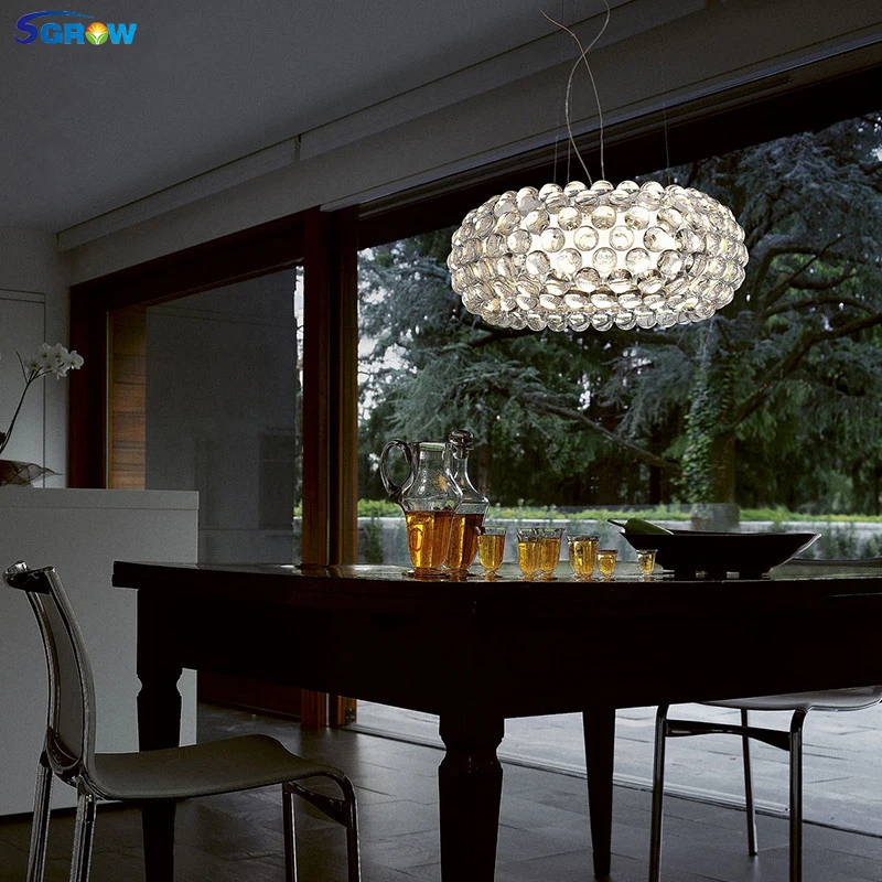 SGROW акрил шарики подвесные светильники для Гостиная Спальня Обеденная светодио