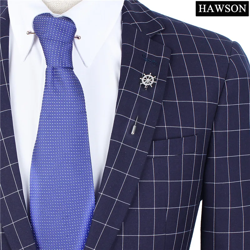 Оптовая продажа круглая модная булавка для рубашки Мужская свадьбы и деловых