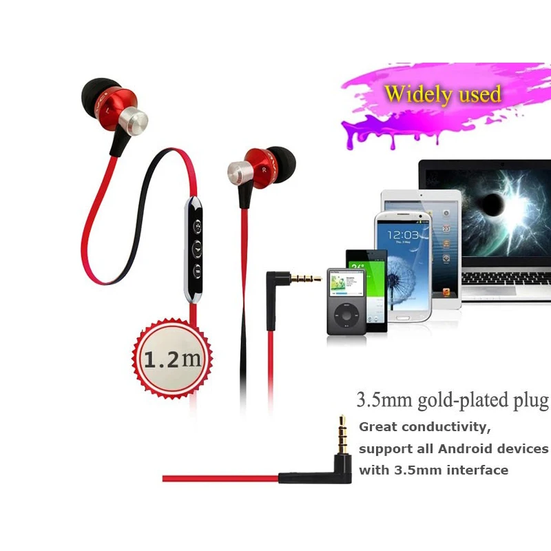 AWEI S950vi Проводная гарнитура 3.5 мм Jack Шум снижение вкладыши наушники с микрофоном 1.2