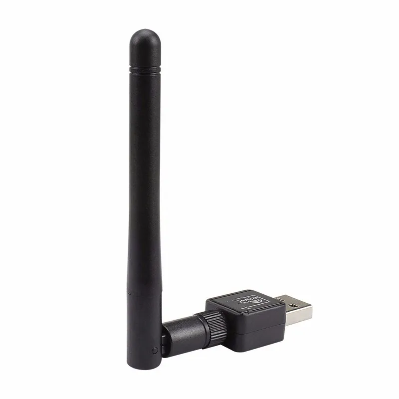 USB беспроводная сетевая Lan Карта Wi Fi Dongle 150 Мбит/с антенной 2 дБ 2,4G Портативный сильный сигнал приема Wifi адаптер маршрутизатор