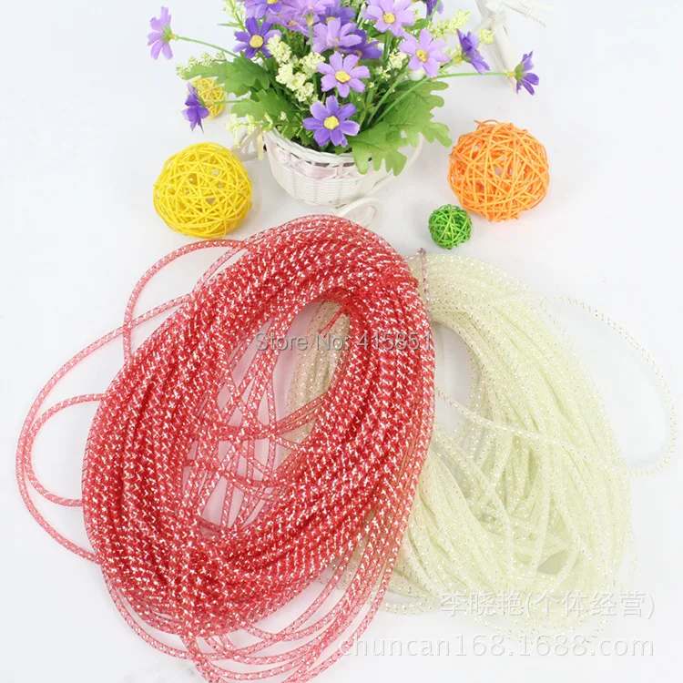 4 мм широкий диаметр трубчатая труба CRIN оплетка отделка для головные уборы