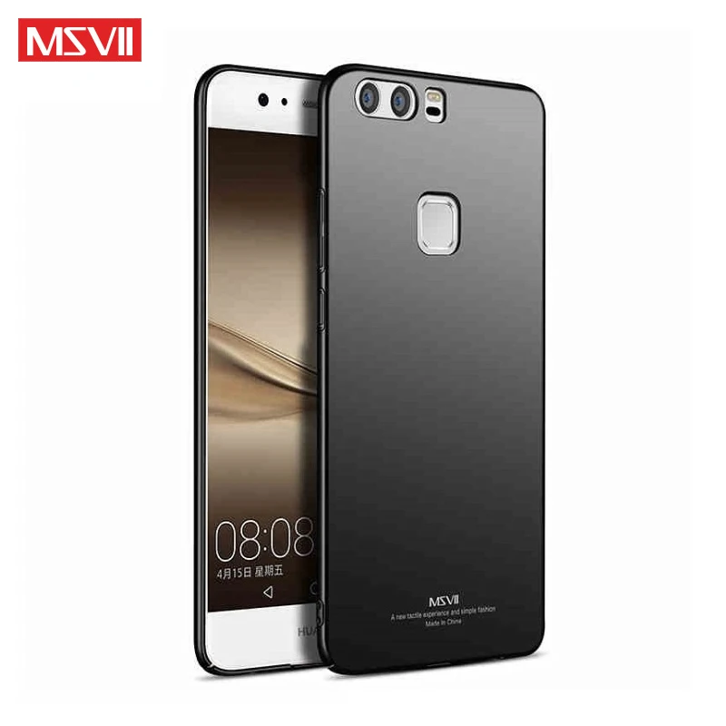 Чехол s для P9 Seriers MSVII жесткий легкий чехол ультра тонкий матовый чехол для huawei P9Plus P9 Plus Lite чехол для телефона Funda
