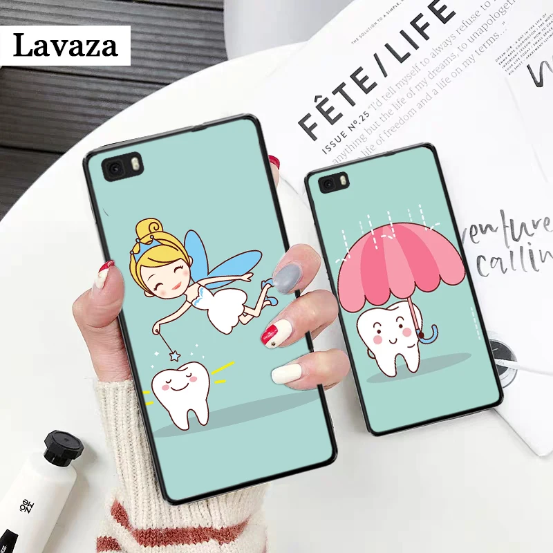 Стоматолог Зубной силиконовый чехол для Huawei P8 Lite 2015 2017 P9 2016 Mimi P10 P20 Pro P Smart Z 2019