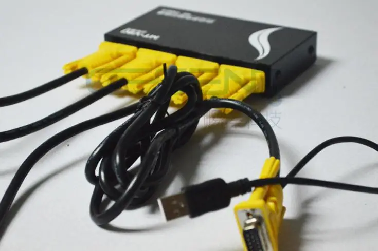 MT 471UK L 4 портовый USB PS/2 квм автоматический переключатель кнопка или Hotkey для