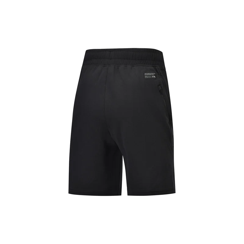Li-Ning мужские трендовые спортивные шорты 87% хлопок 13% полиэстеровый обычный подклад дышащие спортивные шорты AKSP103 MKD1623