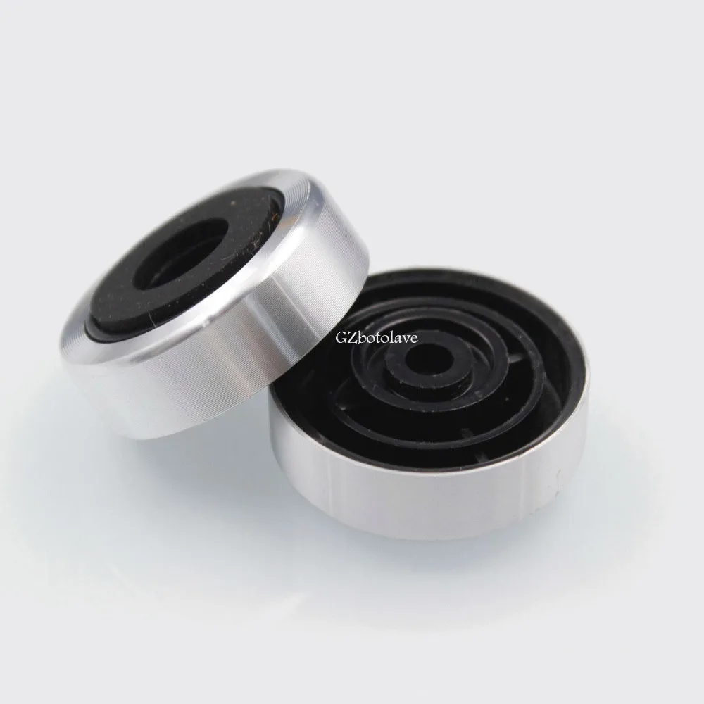 4PCS 30*11 Classic silver/gold aluminum Audio amplifier Speaker damping pads Computer machine feet Free ship | Электроника