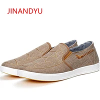 autumn trend new men casual canvas shoes mens breathable flats slip on canvas lazy shoes men fashion breathable driving loafers