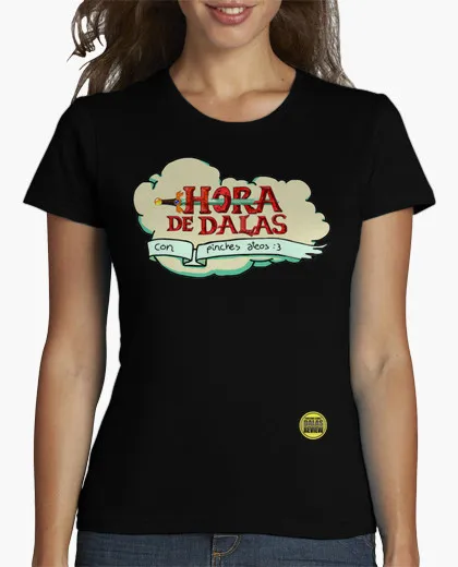 Brand clothing Любимый футболка женщины HORA DE ДАЛАСЬ (чика) Короткие Случайные