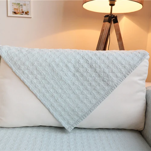 5 light blue 1 шт. анти-грязный Хлопковый чехол для дивана Пэт собака коврик подушка все включено съемный мульти-размер угловой диван полотенце для секционного дивана - Цвет: 5 light blue