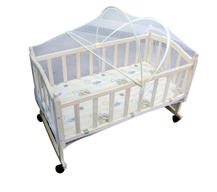 Baby Cradle Bed Mesh Mosquito Nets Foldable Summer Baby Arched Mosquitos Nets Portable Crib Netting For Infant Baby Cradle