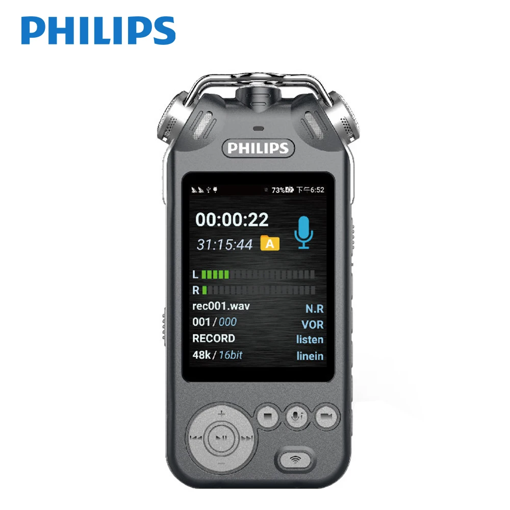 Цифровой диктофон Philips VTR9200 Wi Fi 128 ГБ 2 микрофона|Цифровые диктофоны| |