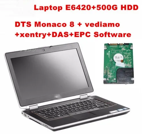 Низкая цена Toughbook Panasonic E6420 4 г ноутбук с 2017/12 DTS Monaco8 + vediamo Xentry DAS EPC установлен в SSD
