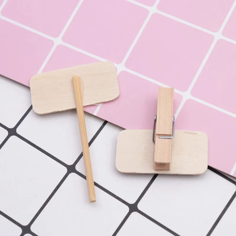 1 шт. деревянная мини-доска для письма сообщений | Канцтовары офиса и дома