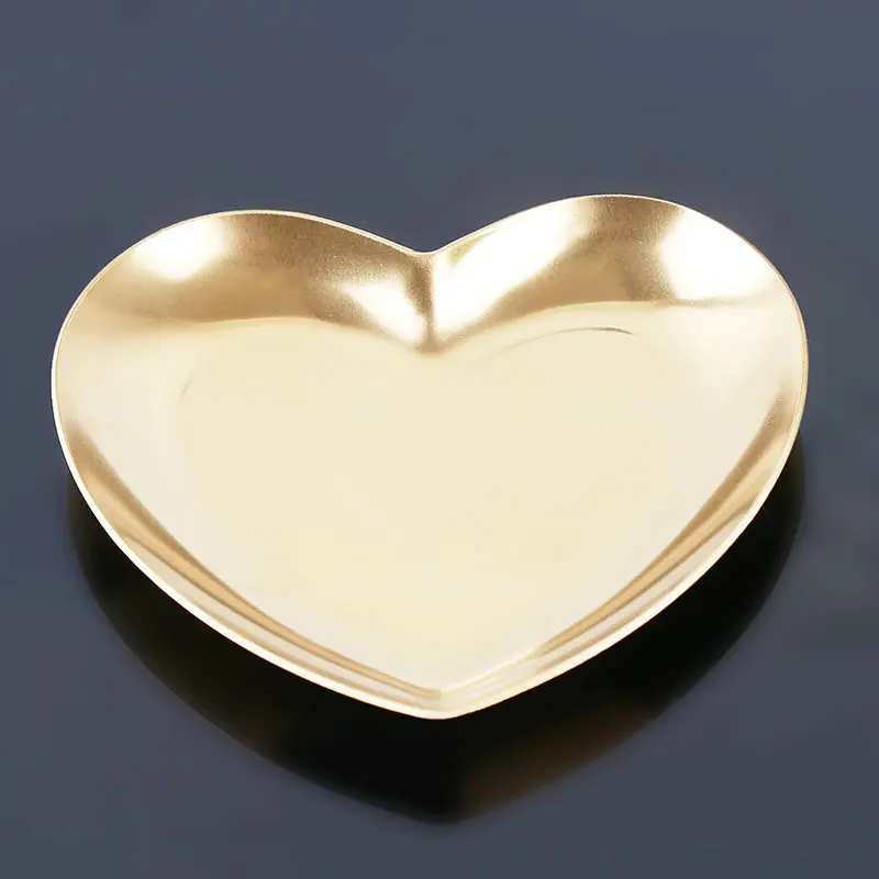 Новинка поднос в форме сердца для хранения колец и ювелирных изделий