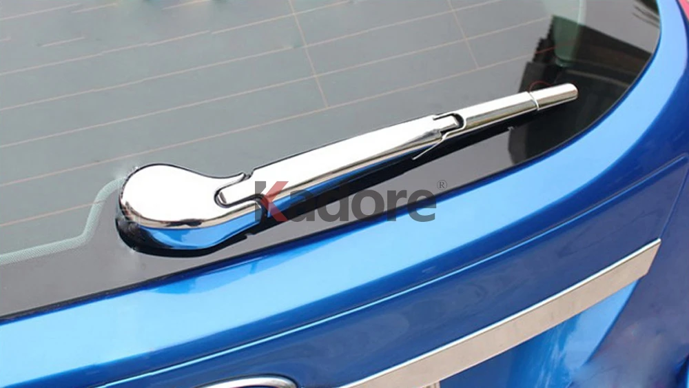 Для Ford Focus 2012 2013 ABS хромированная крышка стеклоочистителя заднего стекла, стильные Задние стекла, чистящая отделка, аксессуары для экстерьера автомобиля