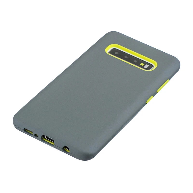 Plain Shockproof Silicone PC Soft Case For Samsung S10 Lite Plus S9 Note 8 9 | Мобильные телефоны и аксессуары