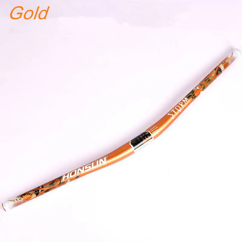 720mm Gold Велосипедный руль 31,8 мм* 720/740/760/780 мм MTB AM XC DH Горные гоночный велосипед руль для горного велосипеда, подъем ручке велосипед Запчасти - Цвет: 720mm Gold