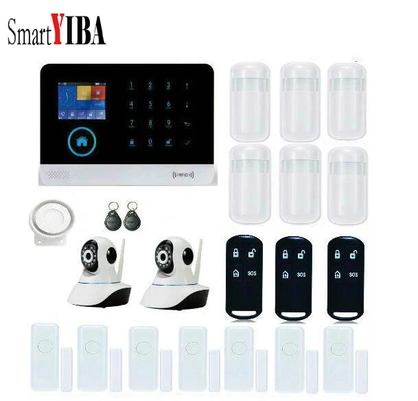 Система домашней сигнализации SmartYIBA с поддержкой GSM Wi Fi GPRS|Комплекты для