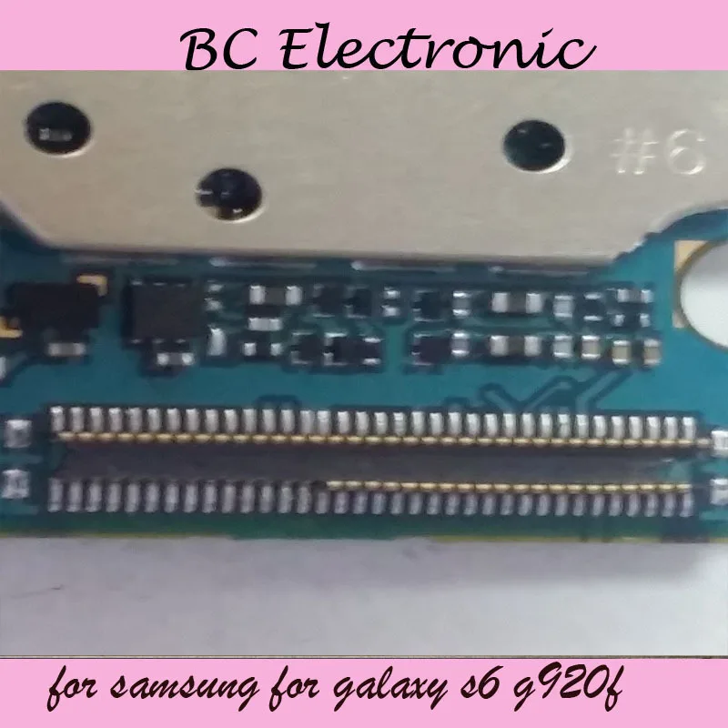 Разъем для док-станции Micro USB порт зарядки FPC разъем samsung galaxy s6 logic на материнской