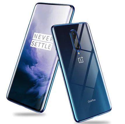 Для OnePlus 7 Pro чехол мягкий TPU прозрачный тонкий защитный на заднюю панель для one plus
