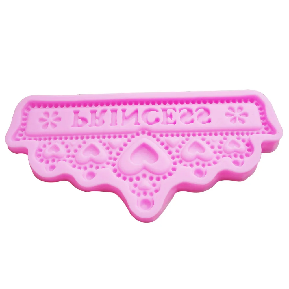 Силиконовая форма для короны принцессы Byjunyeor M657 помадки шоколада конфет леденцов