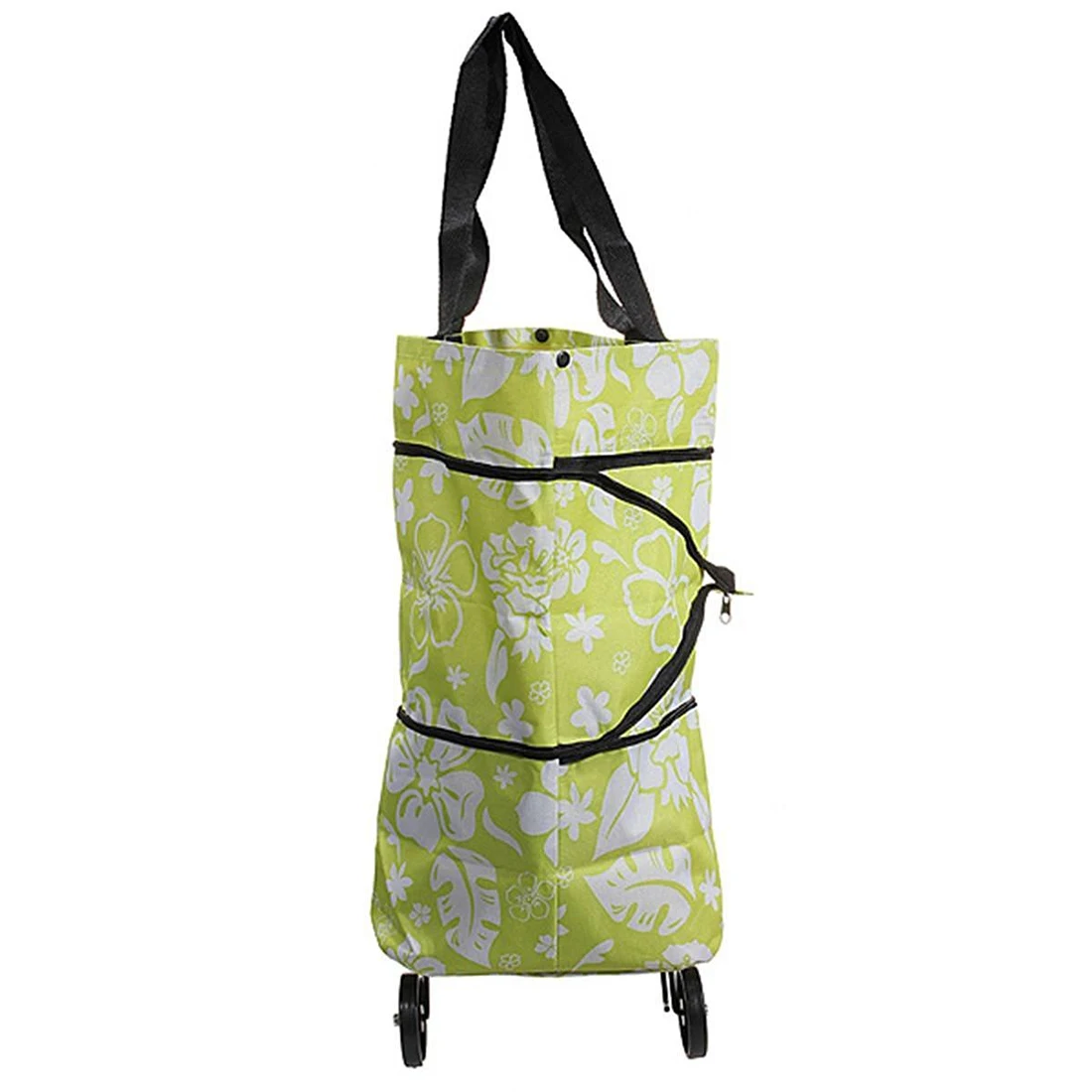 Foldable shopping trolley Large easy foldable bag Trolley transport with 2 wheel | Багаж и сумки