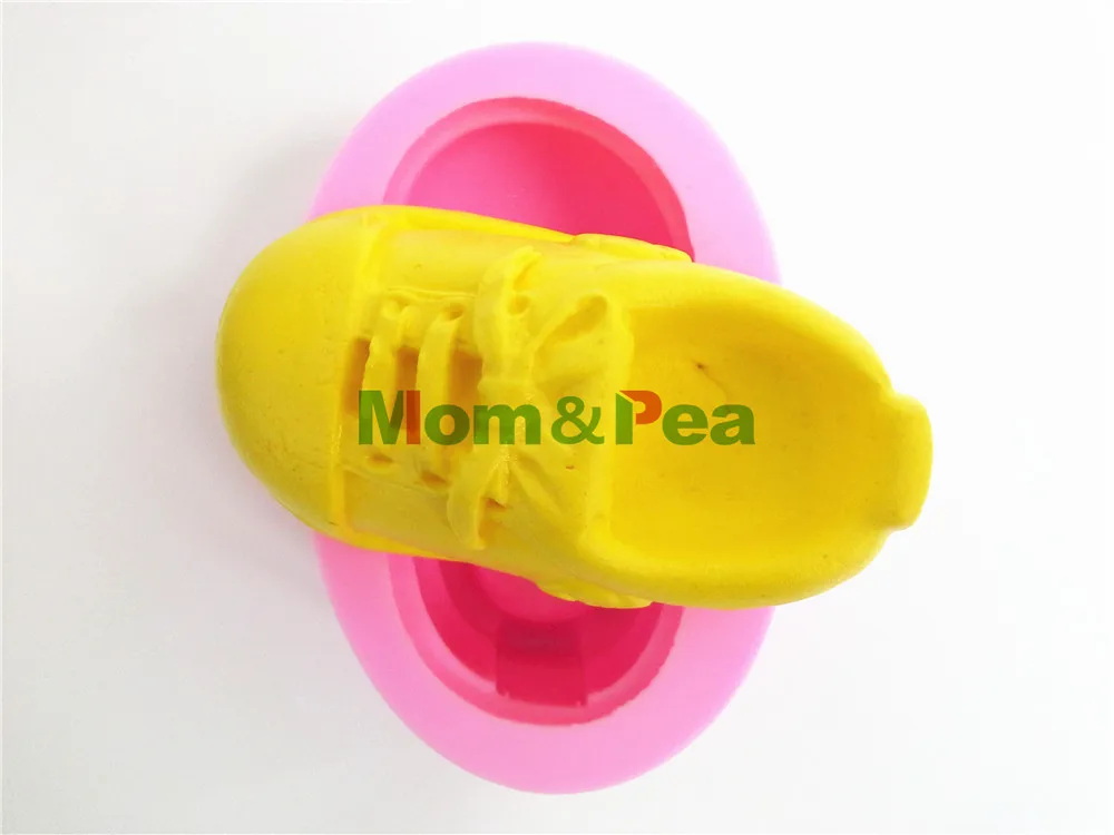 Mom &amp Pea 0413 бесплатная доставка форма для обуви силиконовая мыла украшение торта