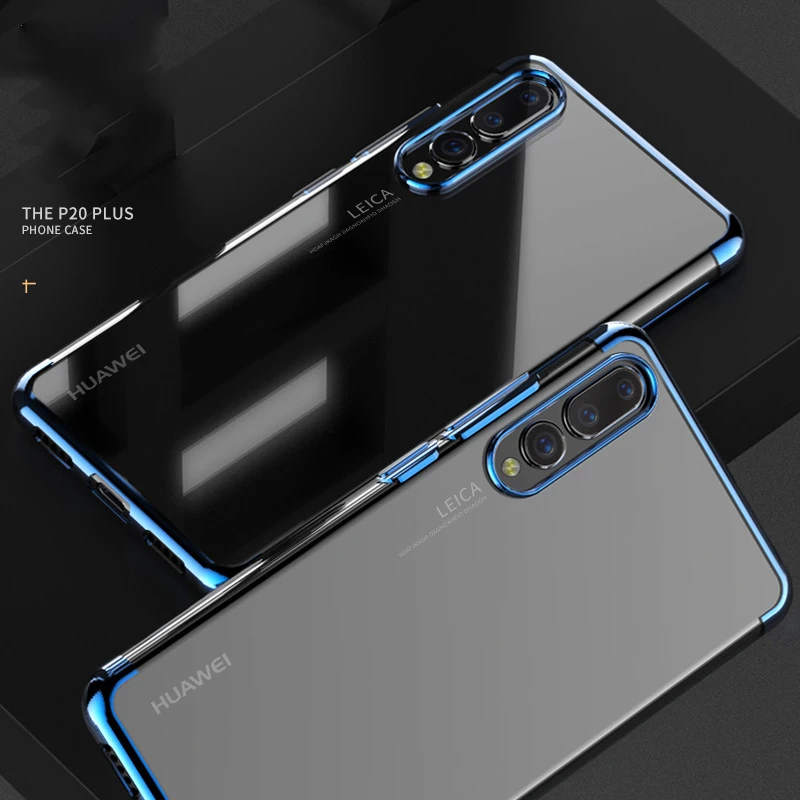Роскошный силиконовый чехол для huawei P Smart Plus Y6 Y7 Pro Honor 20i 10i 8A прозрачное покрытие мягкий чехол из ТПУ