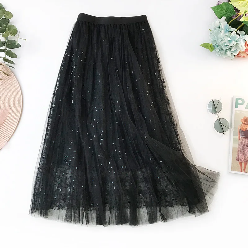Модные женские туфли звезда кружева сетки Тюль юбка bling блестящие вышитые