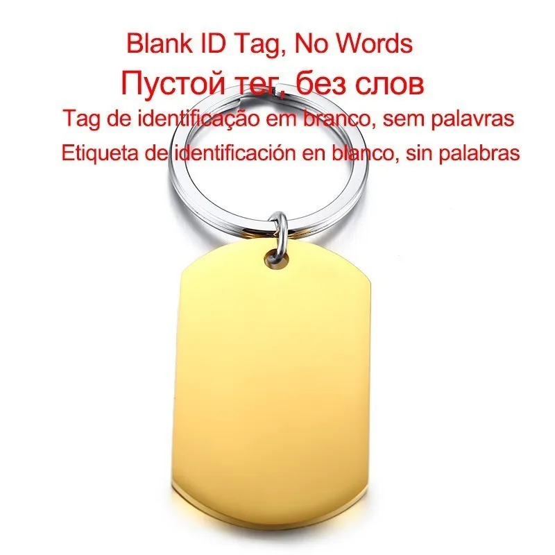 KR-007G No Words Vnox персонализированные Фото Календарь брелок любовь Дата подарки для влюбленных обещания нержавеющая сталь сувенир ID тег пользовательские ювелирные изделия - Цвет: KR-007G No Words