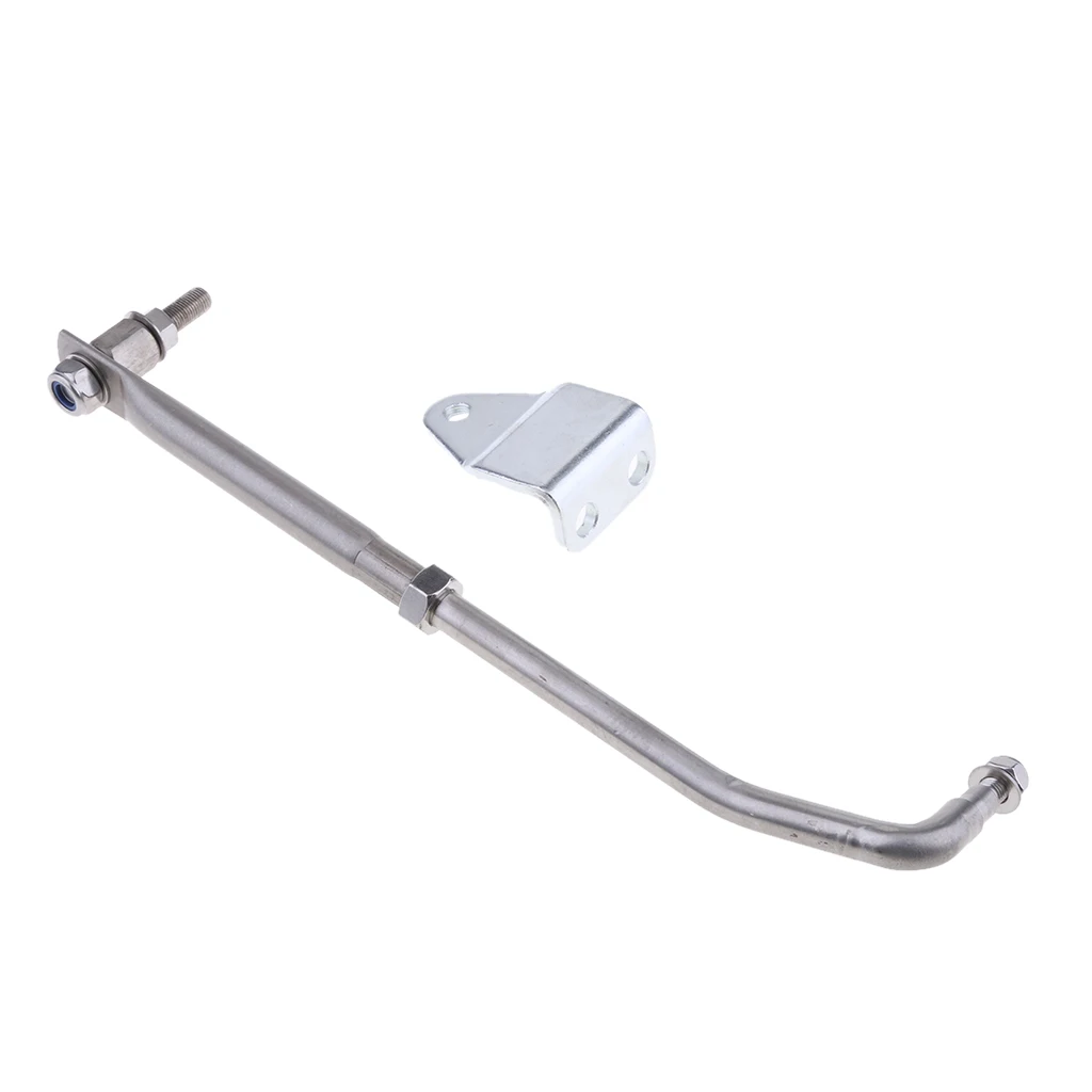 

Stainless Steel Outboard Steering Link Throttle Lever Tie Rod End Set 33cm / 13 inch Boat Marine Accessories