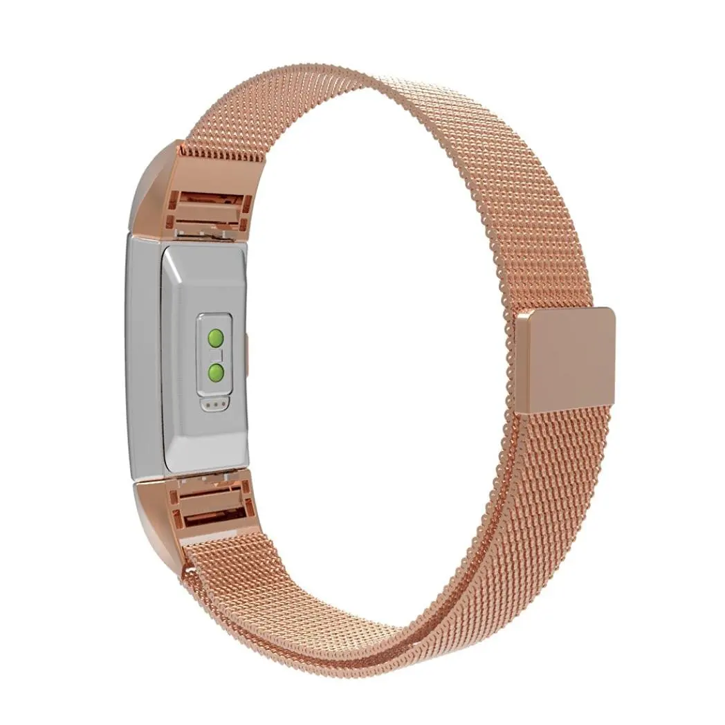 SENBONO Миланская петля Сменный ремень из нержавеющей стали для Fitbit Charge 2 смарт-браслет на запястье