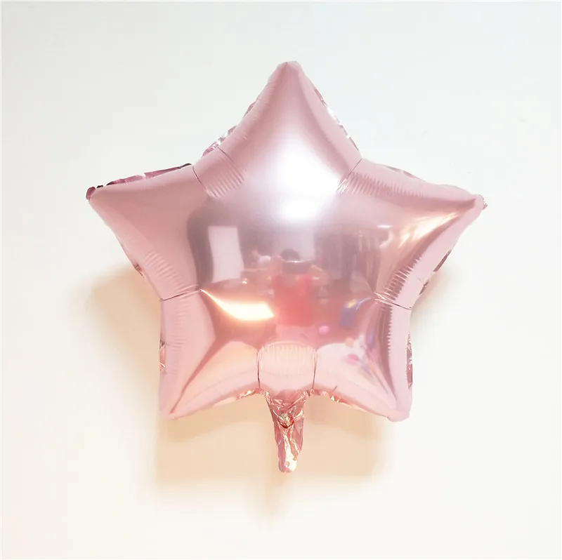 5 шт. 18 дюймов Макарон Однотонная одежда с аппликацией в виде Золотой Звезды