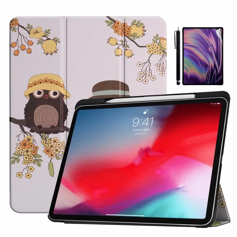 Trifold Stand защитные кейсы оболочки Совместимый Чехол с автоматическим режимом