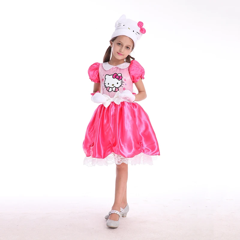 Карнавальное платье для девочек костюм детей Кружева принцессы Анна Эльза