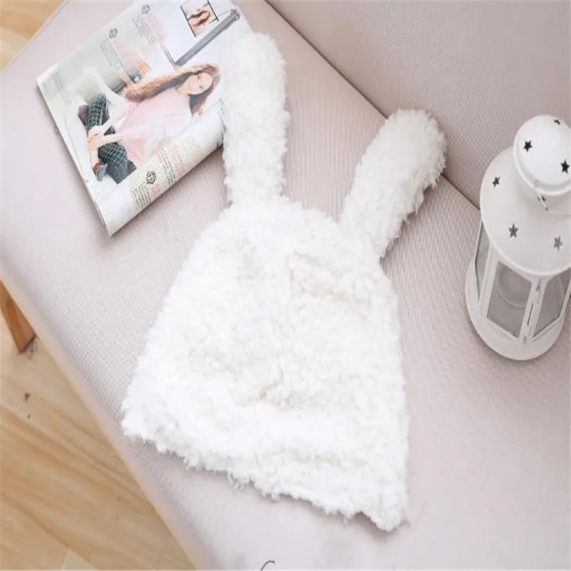 Плюшевые для милых девочек сердце заячьи ушки капюшон шапка аксессуары