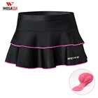 WOSAWE Спортивная теннисная юбка с подкладкой Сексуальная короткая мини-юбка для женщин дышащая быстросохнущая женская спортивная плиссированная юбка для бадминтона
