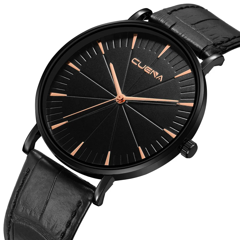 Часы наручные мужские кварцевые деловые водонепроницаемые в стиле милитари цвет