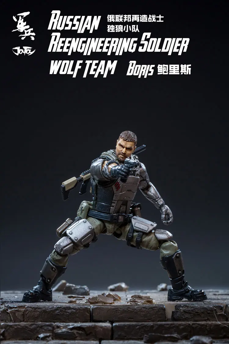 JOY TOY 1/18 русские фигурки солдат(3 шт./лот) реинжиниринг солдат Волчья команда модель куклы