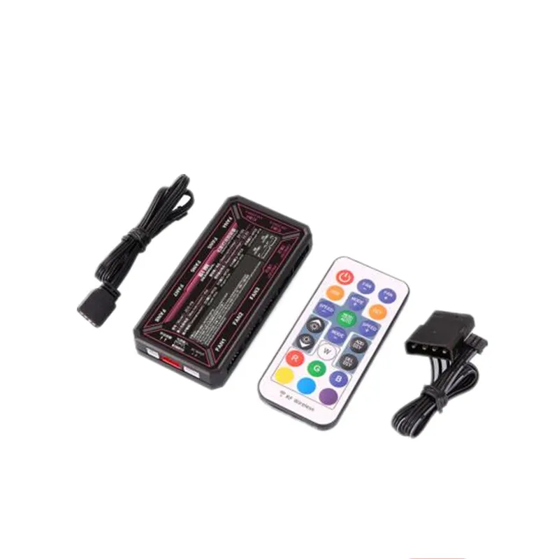 ZEAGINAL RGB вентилятор Mobo AURA Синхронизация для ПК корпус 5 в D Полный алюминиевый сплав