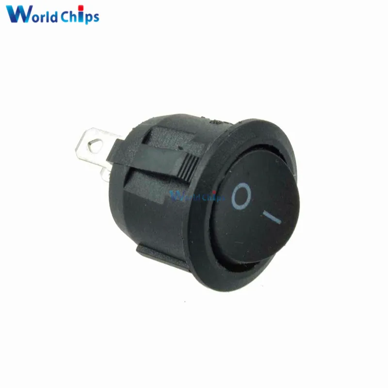 5 шт. мини 3 контактный круглый черный SPDT вкл. ВЫКЛ.|rocker switch pin|switch blackswitch mini |